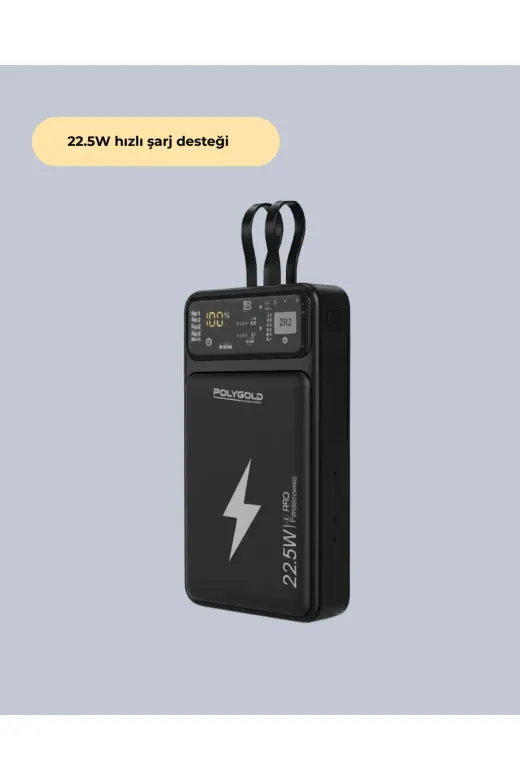 UCUZTEKNO TYC69427ED6C343E82BF5C500 Trendlia Mobil Powerbank 22.5W Pd Destekli Hızlı Şarj