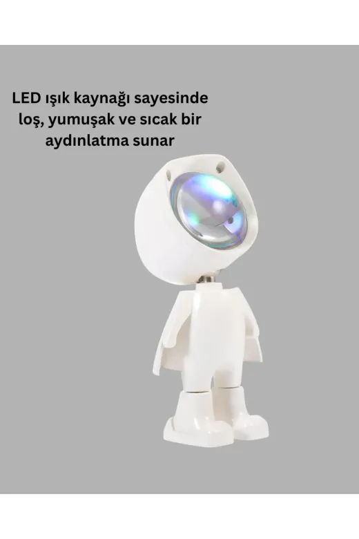 UCUZTEKNO TYC6D2C8A2392CA5E19E50E06 Usb Şarjlı Taşınabilir Gün Batımı Projektör Lambası