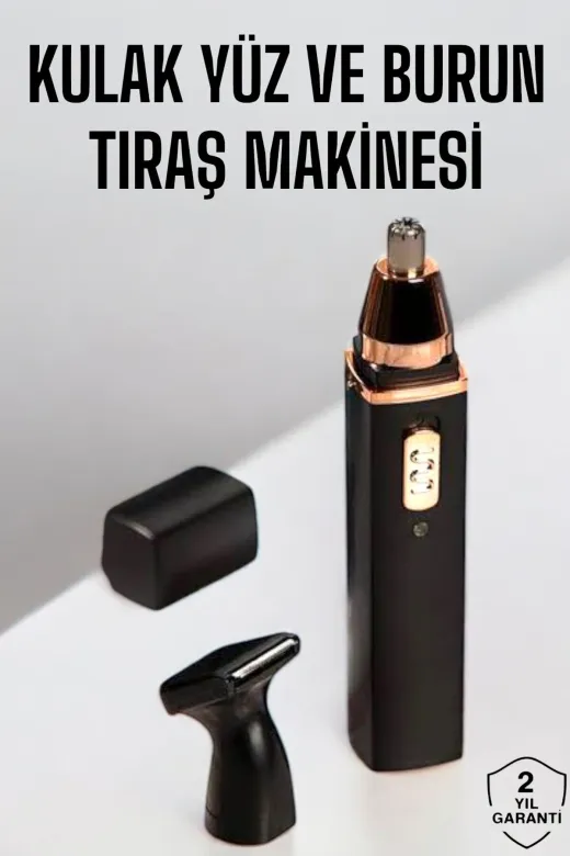 UCUZTEKNO TYC742A1DCDCEC6B19DA5B700 Kulak Burun Temizleyici Tıraş Makinesi Mini Seyahat Tipi
