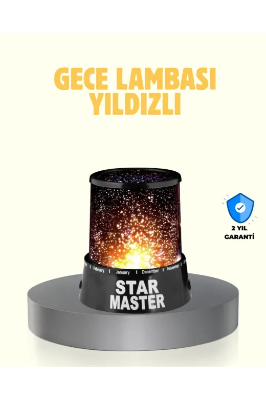 UCUZTEKNO TYC965DF465DAF46A53A07404 Trendlia Led Renk Değiştiren Yıldız Projektör Galaxy Efektli Gece Lambası