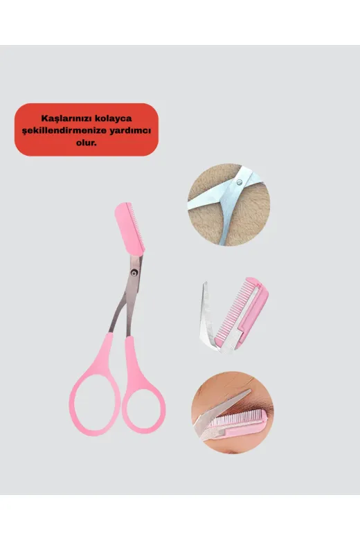 UCUZTEKNO TYC98EEB4735B7D09EA4FF700 Mini Taraklı Kaş Düzeltici – Hassas Şekillendirme Ve Taşınabilir Tasarım