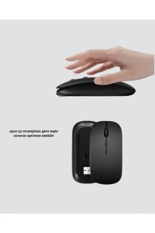 UCUZTEKNO TYC994BC2AA3E776AD40EE309 Trendlia Kablosuz Mouse – Gelişmiş Optik Sensör, Profesyonel Ve Oyun Kullanımına Uygun