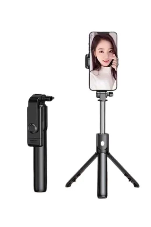 UCUZTEKNO TYC9BF636DD51FB3062A33901 Selfie Çubuğu Tripod Bluetooth Kumandalı Selfie Çubuğu Telefon Tutucu