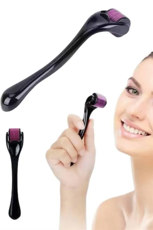 UCUZTEKNO TYCA9DTTSN177644265440226 Preminyum Derma Roller Titanyum Uçlu 540 Iğneli 1 Mm Iğne