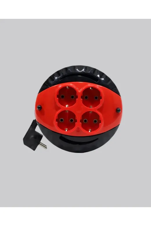 UCUZTEKNO TYCAABFE6A5794DCC6348A000 Trendlia Ev Ve Ofis İçin 5 Metre Kablolu 4 Priz Makarası