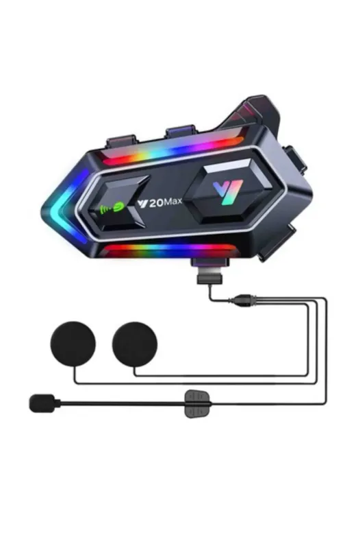 UCUZTEKNO TYCDBA7E66DFFFF3C768CF910 Çift Telefon Destekli Motosiklet Kask Bluetooth Kulaklık