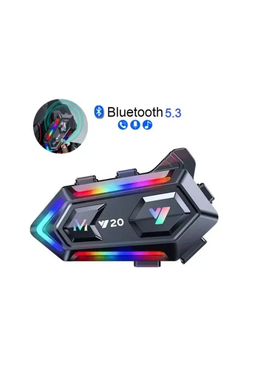 UCUZTEKNO TYCDBA7E66DFFFF3C768CF910 Çift Telefon Destekli Motosiklet Kask Bluetooth Kulaklık