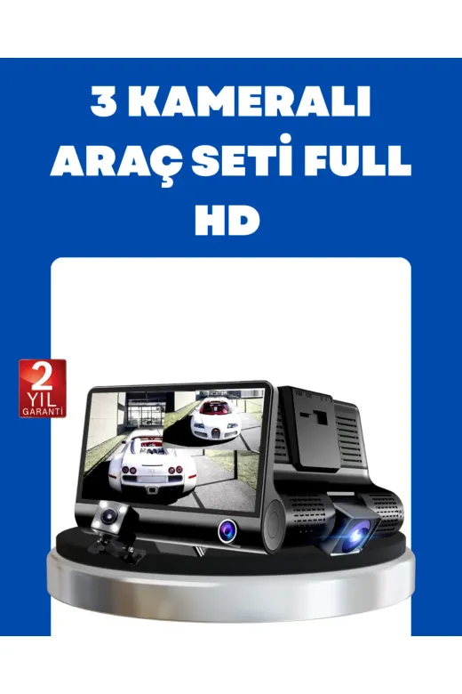 UCUZTEKNO TYCDD0949ED685A1C988B7901 G-Sensör, Park Modu Ve Döngüsel Kayıt Destekli Araç Dvr