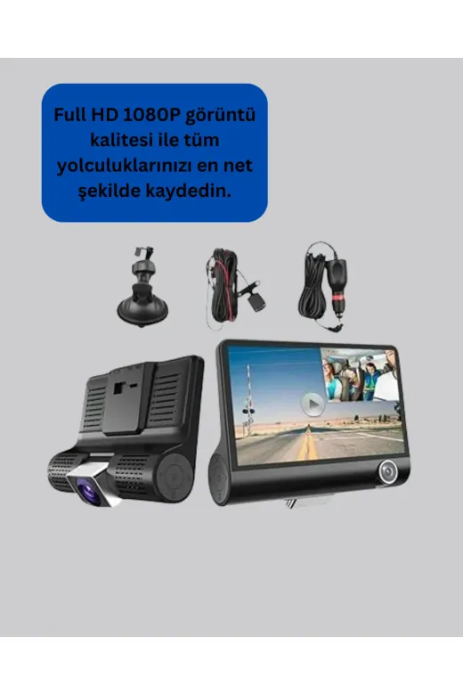 UCUZTEKNO TYCDD0949ED685A1C988B7901 G-Sensör, Park Modu Ve Döngüsel Kayıt Destekli Araç Dvr