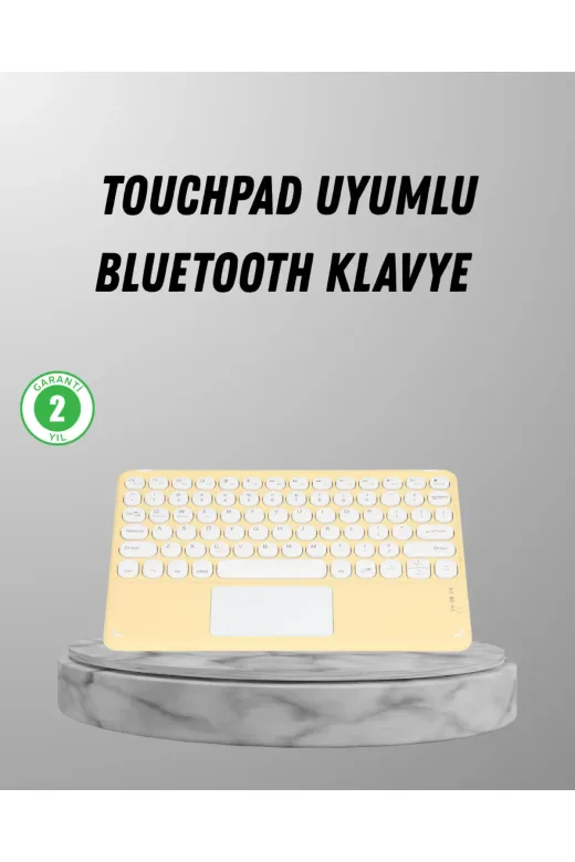 UCUZTEKNO TYCFAAFE927A709F346B96B09 Bluetooth Klavye – Kablosuz, Sessiz Tuşlu, Android Ios Windows Uyumlu, Kompakt Taşınabilir Tasa