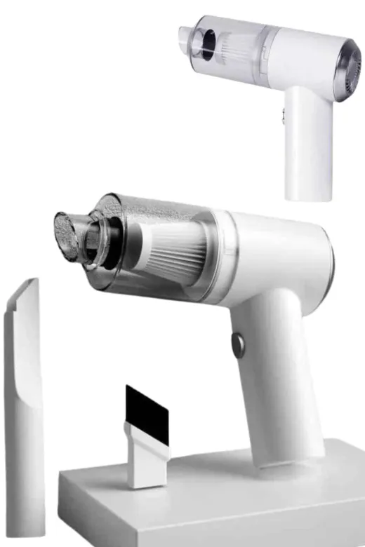 UCUZTEKNO TYCFB5E33C39C3FE0738BE003 Vakumlu Araç İçi Süpürge Taşınabilir Pratik Şarjlı Temizlenebilir