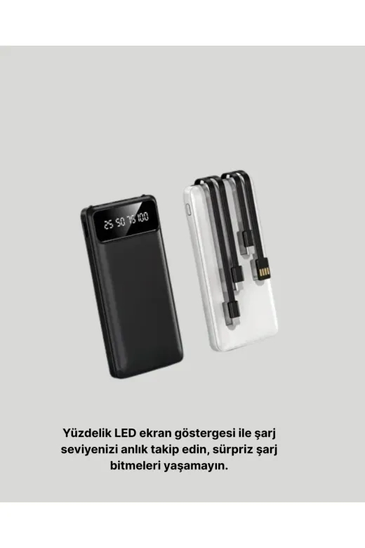 UCUZTEKNO TYCFB65731553B5074B382B00 Trendlia Çoklu Güvenlik Korumalı 20.000 Mah Powerbank Fener Özellikli