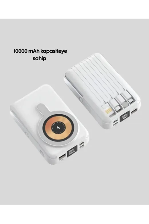UCUZTEKNO UCZZZPW122 Trendlia Manyetik Kablosuz Powerbank 22.5W Hızlı Şarj Lcd Ekranlı