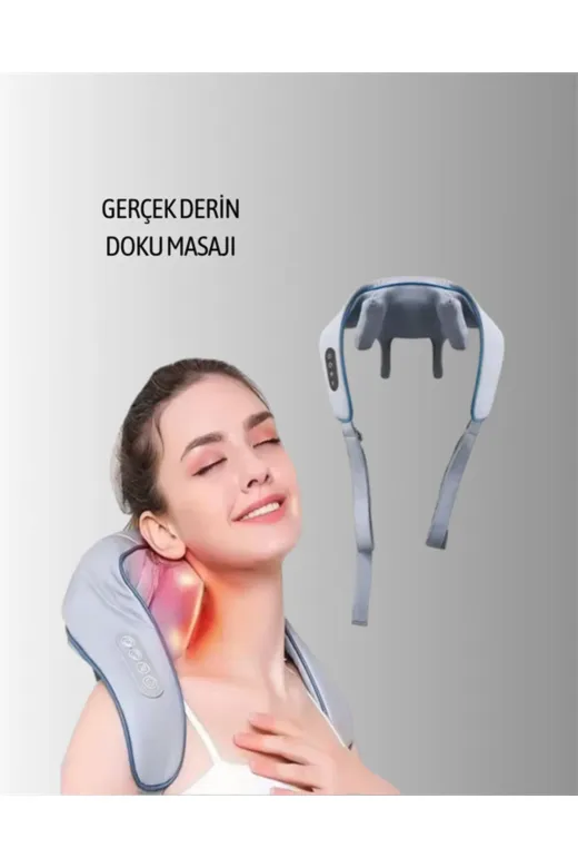 UCUZTEKNO UCZZZVNB01MASAJALETİ-6 1800Mah Pil Kapasiteli Boyun Masaj Aleti