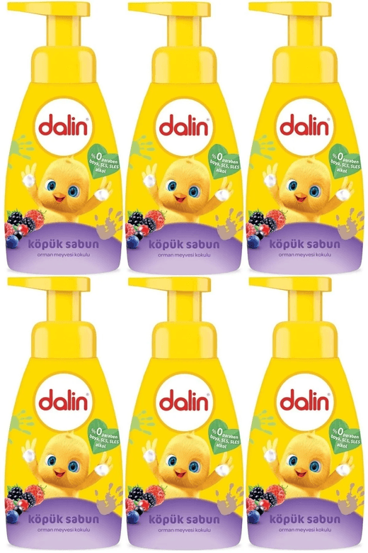 UKFEujtHO1 Dalin Köpük Sabun 200Ml Orman Meyveli Çoçuklarınız Için 6Lı Set