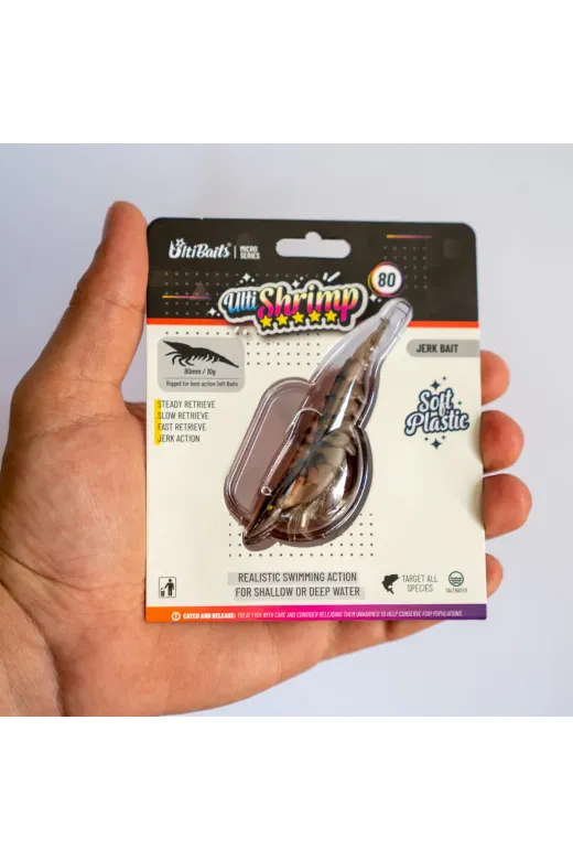 ultibaits Ultibaits Ultishrimp Ultishrimp 80 Silikon Karides, Silikon Yem