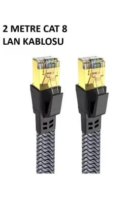 Ultra Hızlı 2 Metre Yüksek Kaliteli Ethernet LAN Kablosu