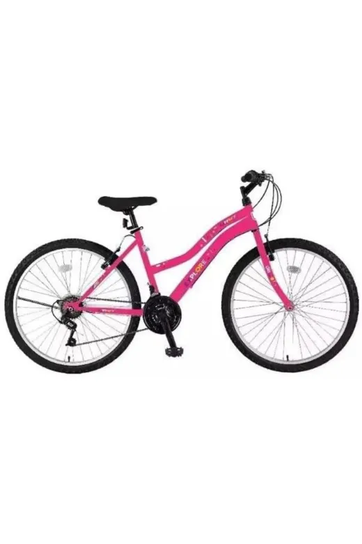 Ümit EXPLORER24LADYPINK Explorer Lady 24 Jant 21Vites Dağ Bisikleti Pembe 41Cm Kadro