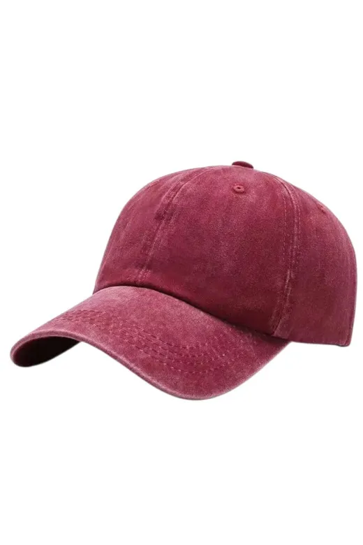 Uniquetrenders 6090445770 Erkek Eskitme Vintage %100 Pamuklu Ayarlanabilir Beyzbol Kep Şapka