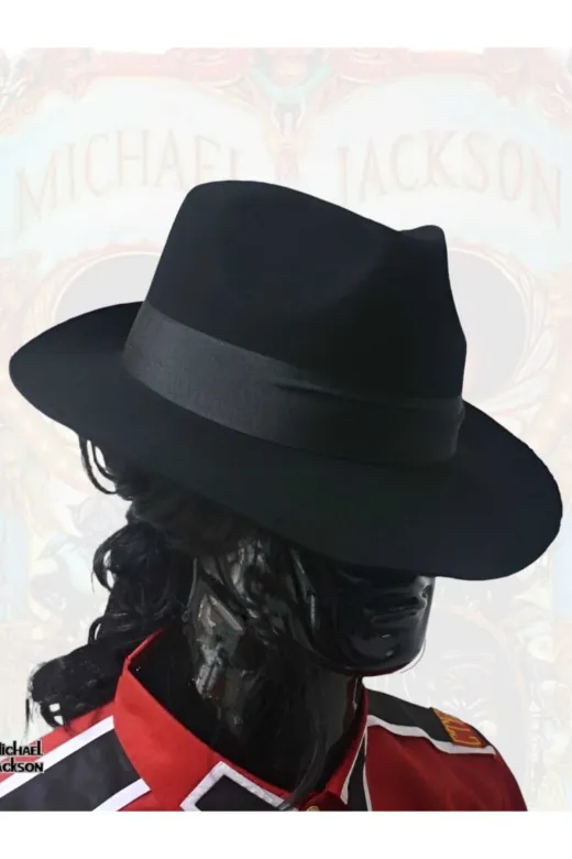 Unisex Michael Jackson Kaşe Fötr Şapka