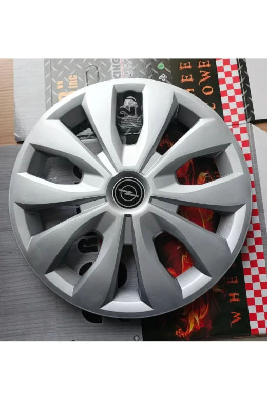 Universal 227292792739282 Opel Astra/corsa/vectra/combo Uyumlu 15"inç Jant Kapağı 4'lü Takım Amblem Hediyeli