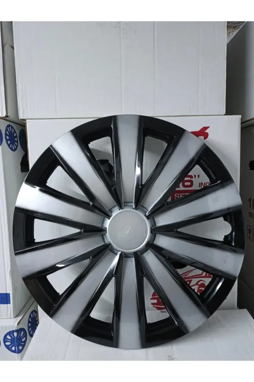 Universal 282728272827 Volkswagen T7 Uyumlu Çift Renk Jant Kapağı 4'lü Takım Amblem Hediyeli