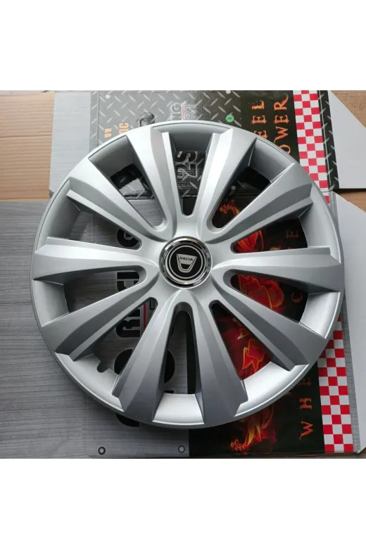 Universal 282729272992 Dacia Logan/stepway/duster Uyumlu 16"inç Jant Kapağı 4'lü Takım Amblem Hediyeli