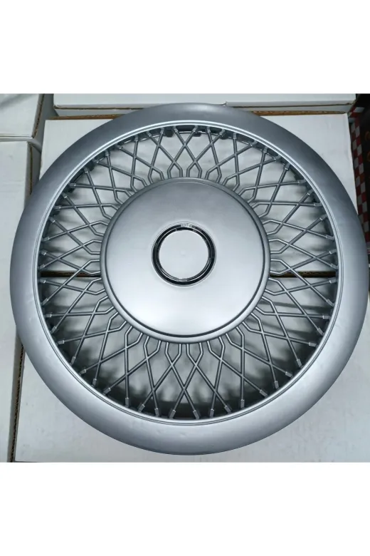 Universal 2836287383733 16"inç Ford Transit Uyumlu Telli Görünümlü Plastik Jant Kapağı 4'lü Takım Amblem Hediyeli