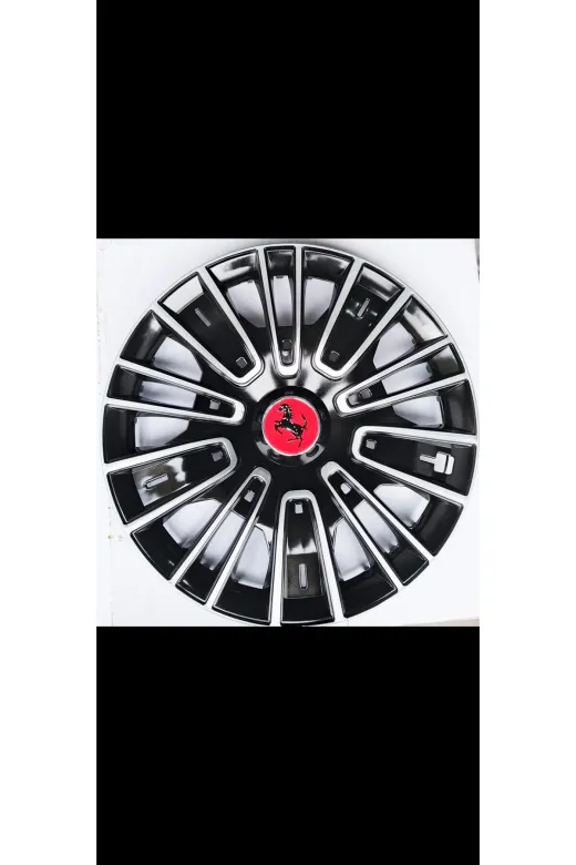 Universal 2837393729822 Ford Focus/fiesta/tourneo Uyumlu 15"inç Jant Kapağı 4'lü Takım Amblem Hediyeli