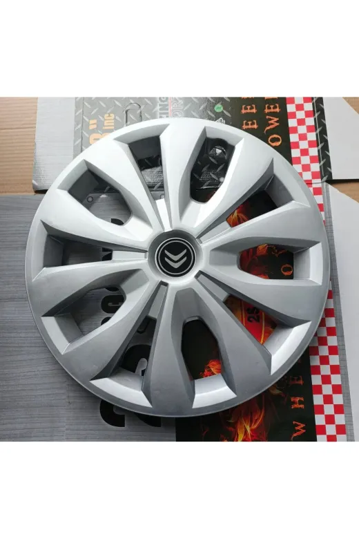 Universal 2838292728 Citroen Berlingo Uyumlu 15" Jant Kapağı 4'lü Takım Amblem Hediyeli