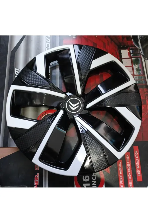 Universal 2927297283738ct Citroen C3/c2 Uyumlu 15 Inç Beyaz Çıtalı Jant Kapağı 4'lü Takım Amblem Hediyeli