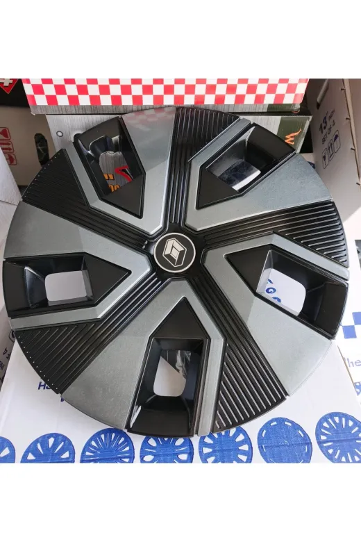 Universal 29373938292 Renault Megane 4 Uyumlu 16"inç Jant Kapağı 4'lü Takım Amblem Hediyeli