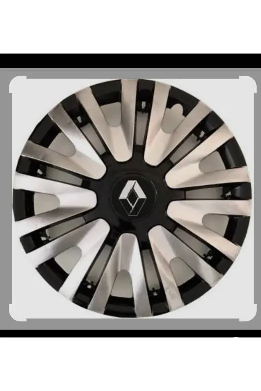Universal 293739732 14"inç Renault/volkswagen/citroen/peugeot/skoda/fiat Uyumlu Çift Renk Jant Kapağı 4'lü Takım