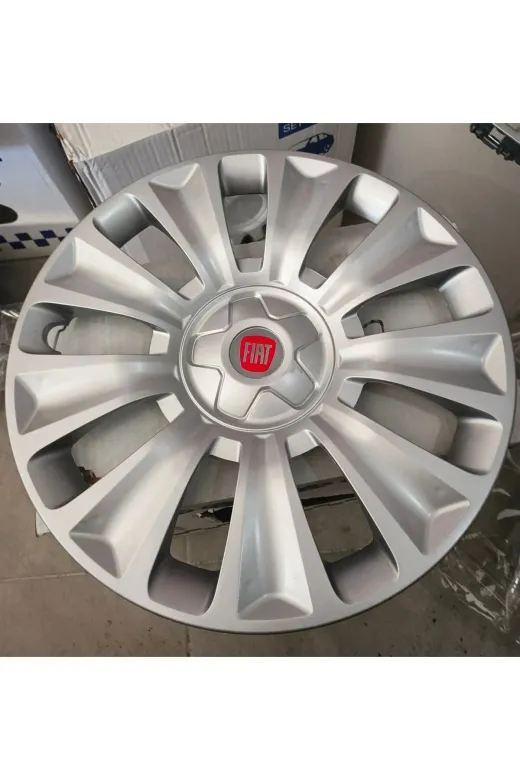 Universal 383638749483 Fiat Egea/doblo Uyumlu 16 Inç Jant Kapağı 4'lü Takım Amblem Hediyeli