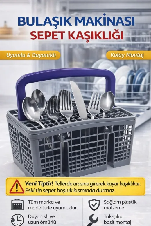 Universal BLS 16 002 Bulaşık Makinesi Çatal Kaşık Sepeti 1751500200 Tüm Makinalara Uygun