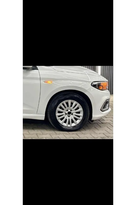 Universal egeaa Fiat Egea Uyumlu 15 Inç Jant Kapağı 4'lü Takım Amblem Hediyeli
