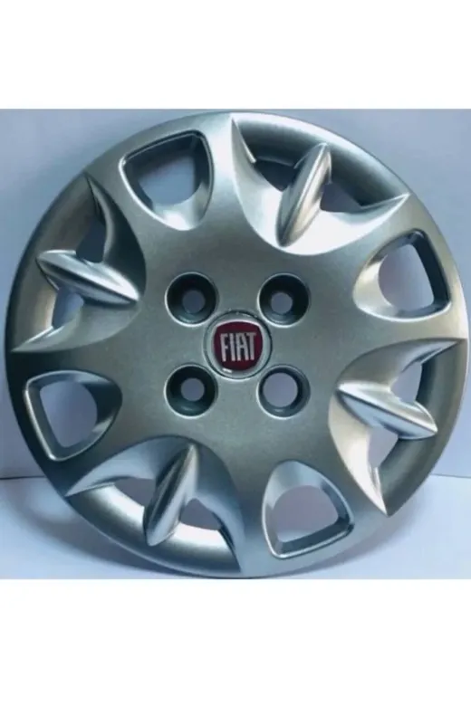Universal q1836819 13"inç Fiat Palio Uyumlu Jant Kapağı 4'lü Takım Amblem Hediyeli