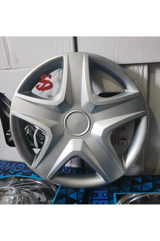 Universal TYCD55D6AAB52B51CE59C9D00 Renault/peugeot/citroen/fiat Uyumlu 13'' İnç Esnek Jant Kapağı //4 Adet//(Amblem Hediyeli)