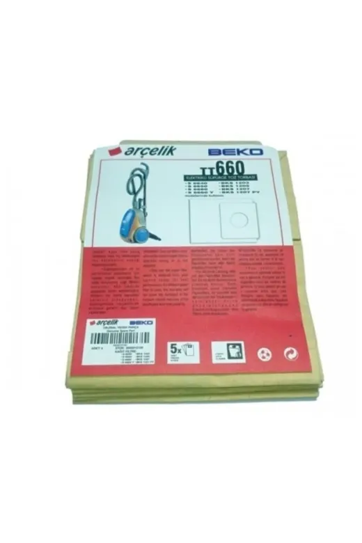 Universal YDP98567 Spg7041 Süpürge Kağıt Torba Arçelik-Beko Tt660 5'li