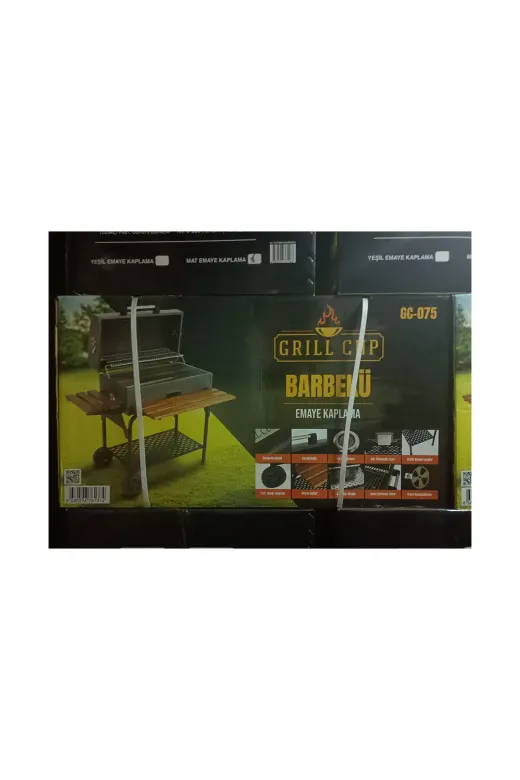 Ünver mms0015 50 Cm'lik Bahçe Kapaklı Temostatlı Barbekü Mangal