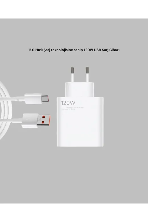 Urfakent TRADEYEB225DYMUCZZZ120WARJALET-8 Trendlia 120 Watt Type C Hızlı Şarj Reno 4 5 6 Uyumlu