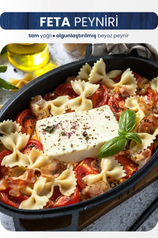 URFARM FETA400 Feta Peyniri 400 Gr. Vakum Ambalaj | Olgunlaştırılmış Tam Yağlı Koyun Peyniri (Feta Cheese)
