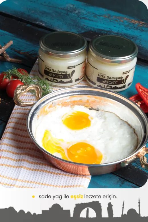 URFARM SADEYAG580-2 Coğrafi İşaretli Urfa Sade Yağ 580 Gr - 2'li Paket - Urfa Sadeyağ Kadim Gıda Coğrafi İşaretli Altın Yağ