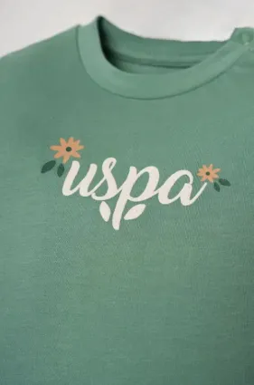 U.S. Polo Şortlu Takım USB2982 Yeşil