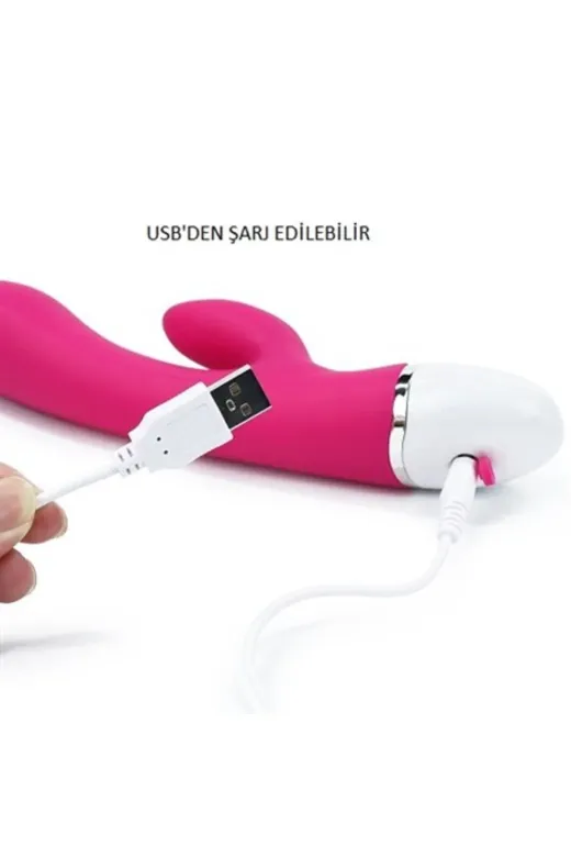 Usb Şarjlı 7 Fonksiyonlu Klitoris Uyarıcılı Teknolojik Vibratör