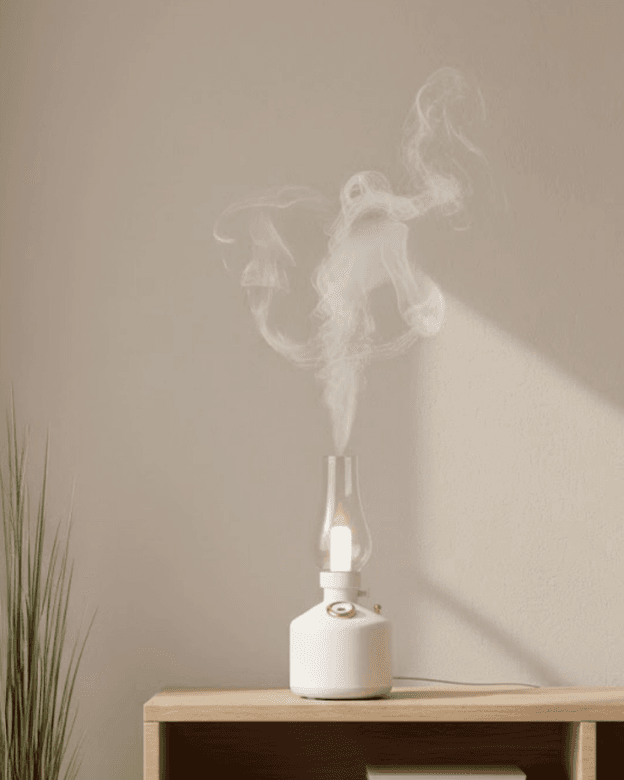 USB Şarjlı Gaz Lambası Modeli Nano Mist Aromaterapi Nemlendirici 280 ml