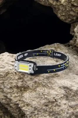 Usb Şarjlı Led Kafa Lambası 215 Lumen Esnek El Feneri