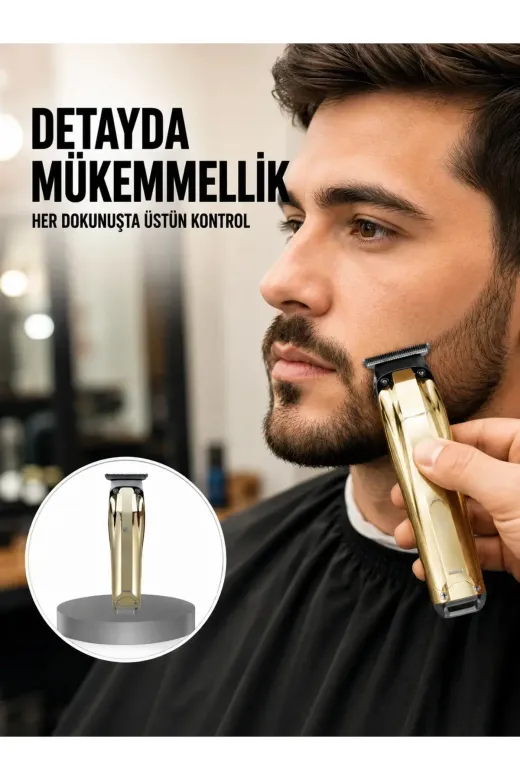 USB Şarjlı Saç Sakal Kesme Makinesi Hassas Detay Kesim İçin Yeni Nesil