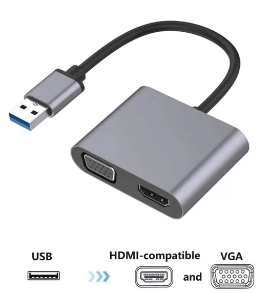 Usb To Hdmi+Vga 1080 P Hd09 ZR650