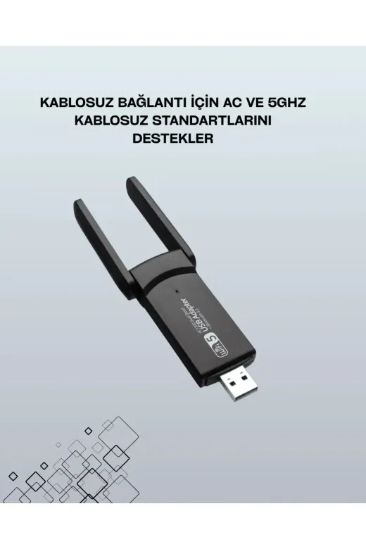 USB WiFi Adaptör – 1200 Mbps Hız